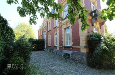 Château à vendre Fays, Wallonie, Außenasicht Nebeneingang