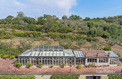 Maison de campagne à vendre Arezzo, Toscane:  RIF 2993 Blick auf Orangerie