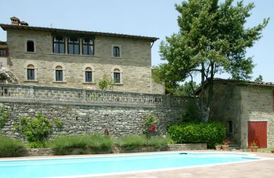 Manoir à vendre Caprese Michelangelo, Toscane, Vue extérieure