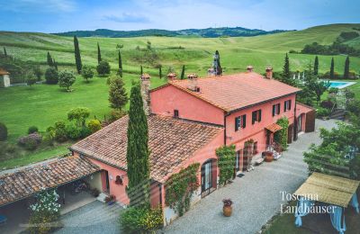 Maison de campagne à vendre Castiglione d'Orcia, Toscane:  RIF 3053 Blick auf Anwesen