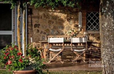 Maison de campagne à vendre Manciano, Toscane:  RIF 3084 Terrasse am Haus