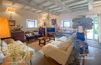 Maison de campagne à vendre Loro Ciuffenna, Toscane:  RIF 3098 Wohnbereich mit Zugang zum Garten