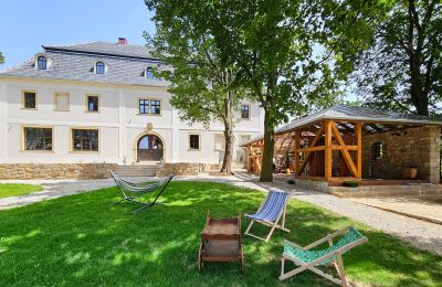 Manoir à vendre Sędzisław, Dwór w Sędzisławiu, Basse-Silésie, Jardin