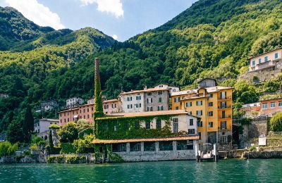 Biens de caractère, Propriété au bord du lac de Côme : ancienne filature avec appartements