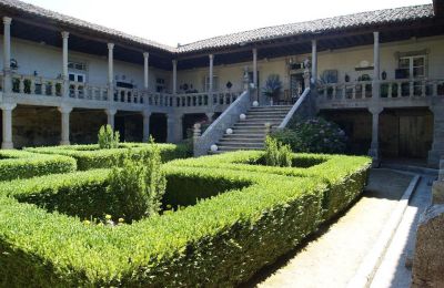 Manoir à vendre Pantón de Abaixo, Galice, Cour intérieure