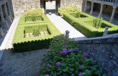 Manoir à vendre Pantón de Abaixo, Galice, Cour intérieure