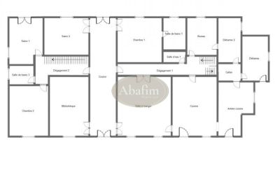 Propriété Eauze, Plan d'étage 1