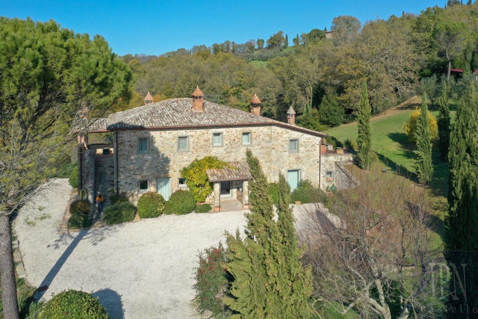 Photos Casa Vecchia - Propriété de campagne en Ombrie en position panoramique