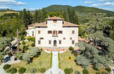 Biens de caractère, Villa Murtas - Propriété au sud de Florence avec parc, spa et vue panoramique
