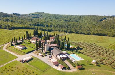 Maison de campagne à vendre Bucine, Toscane, Vue générale