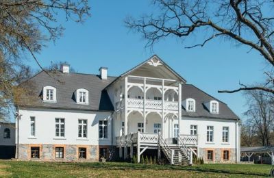 Manoir à vendre Role, Poméranie, Vue de l'arrière