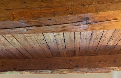 Château à vendre 84375 Kirchdorf am Inn, Hofmarkstraße 2, Bavière, 1. Stock: Balkendecke im Wohnzimmer