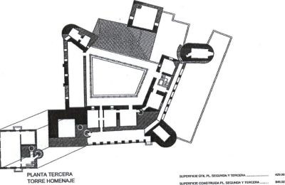 Propriété San Vicente de Alcántara, Plan d'étage 3