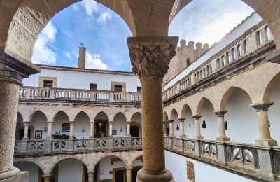 Château médiéval à vendre San Vicente de Alcántara, Estrémadure, Cour intérieure