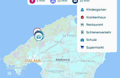 Hôtel particulier à vendre Sóller, Îles Baléares, Lageplan