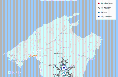 Hôtel particulier à vendre Campos, Îles Baléares, Karte Mallorca