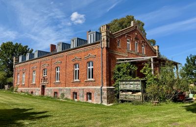 Manoir à vendre Brandebourg, Gutshaus Rückansicht