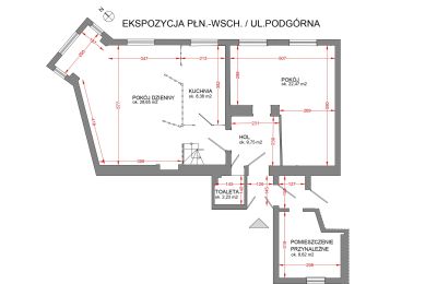 Propriété Poznań, Plan d'étage 1