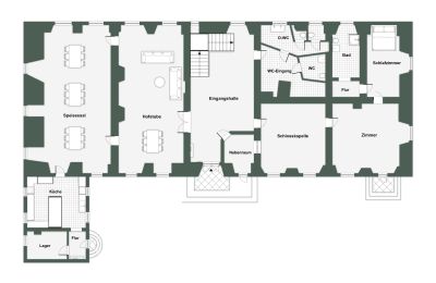 Propriété Bad Freienwalde (Oder), Plan d'étage 1