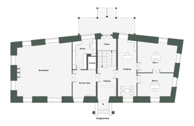 Château à vendre 32683 Alverdissen, Rhénanie-du-Nord-Westphalie, Grundriss - EG
