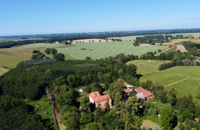 Château médiéval à vendre 18513 Glewitz, Turow 19, Mecklembourg-Poméranie-Occidentale, Übersicht von Westen