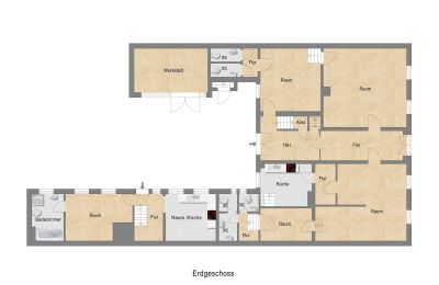 Propriété Potsdam, Plan d'étage 1