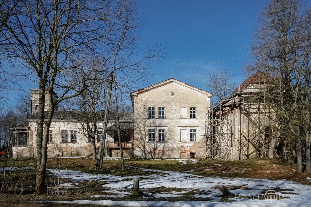 Lettland: Herrenhaus in Nabe (Nabben), Lettonie