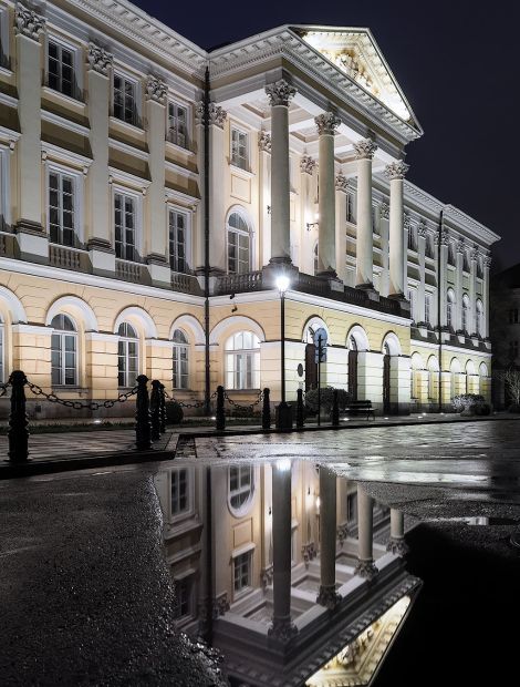 Warszawa, Kazimierz-Palast - Les plus belles vues de Varsovie : Université et Palais de Kazimierz