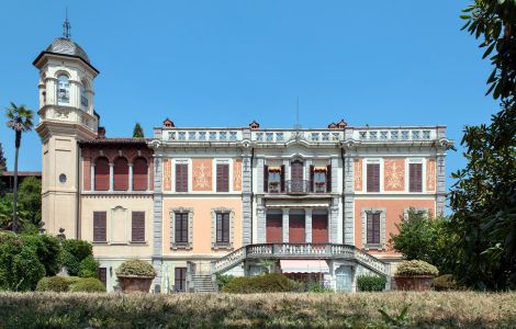 Belgirate, Villa Conelli, SS33 del Sempione - Villa Canelli à Belgirate, Lac Majeur