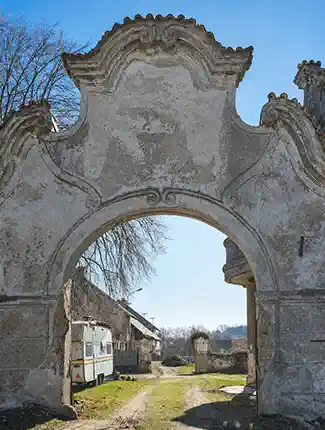 Manoir baroque dans la région de Pardubice de Jan Blažej Santini-Aichel