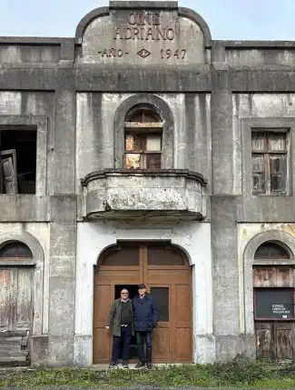 Cinema-Theatre Building, 20th Century - Substantial Volume and Character, A Coruña, Galicia