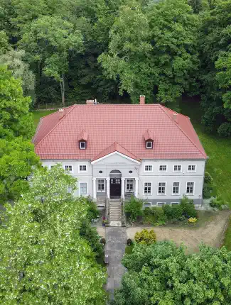 Manoir en Pologne près de Görlitz (Allemagne)