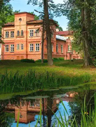 Manoir dans le nord de la Lettonie, Virķēni, Livonie