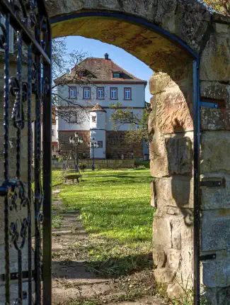 Château à Lindach près de Stuttgart - domaine avec plusieurs bâtiments et potentiel unique
