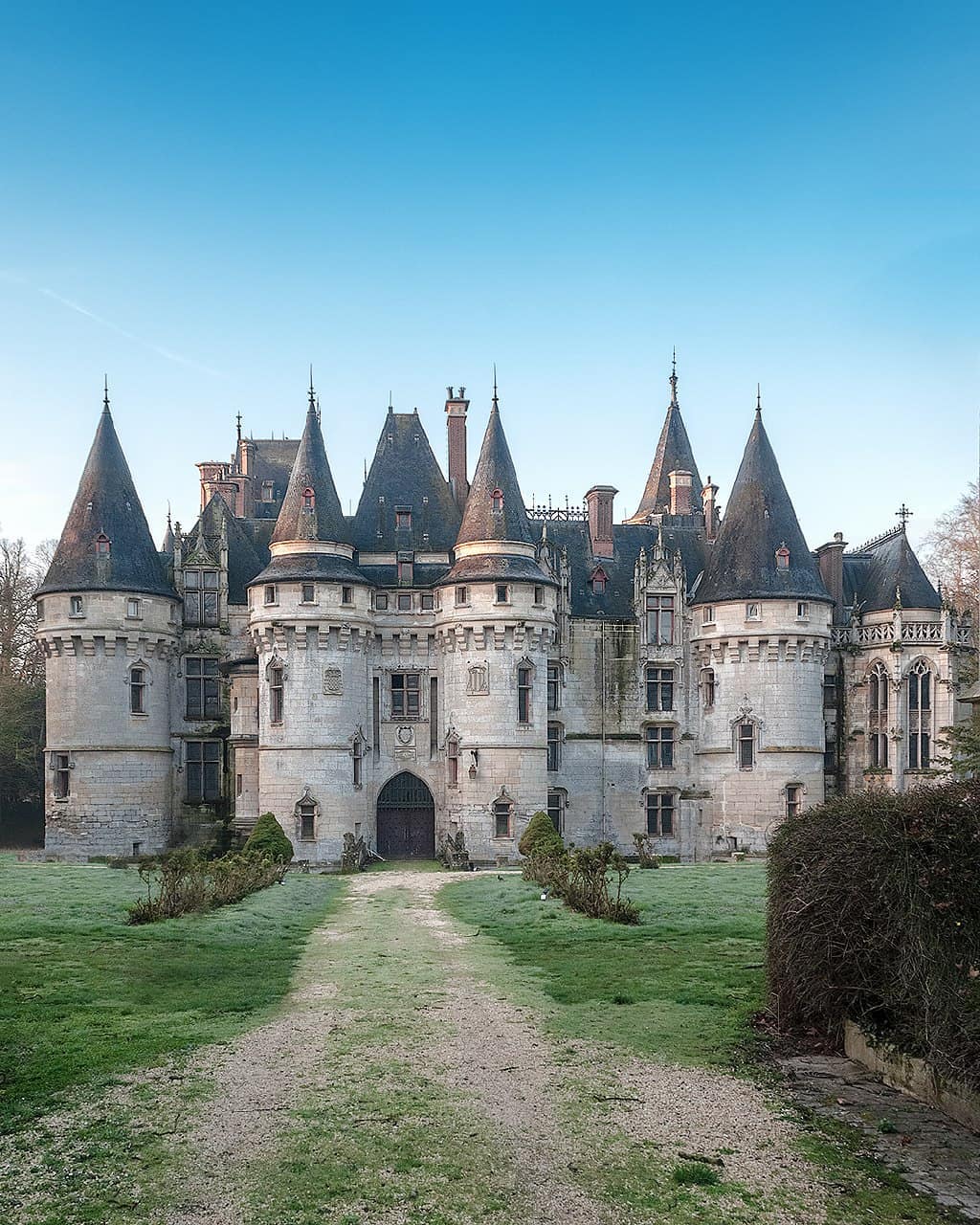 Château de Vigny, Vue de face